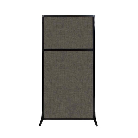 Versare Work Station Screen 33" x 70" Mocha Fabric 1812439